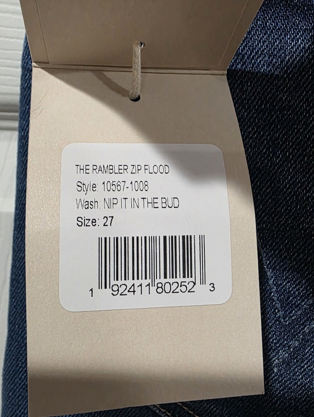 Mother the rambler zip flood high-rise wide-leg jeans - Picture 5 of 9